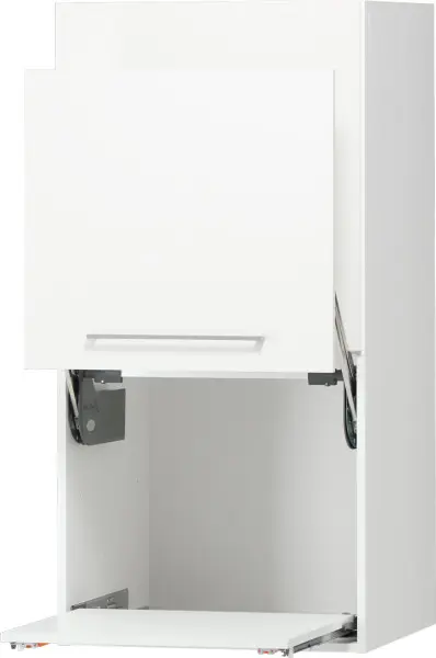 Zabudowa nadblatowa lewa Loara (biały połysk)