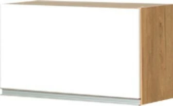Szafka 60x36 nad okap Monia (biały połysk/dąb Soma ciemny) 