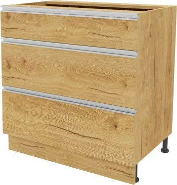 Szafka 80 dolna szufladowa Monia z Easy Box (dąb Soma ciemny)