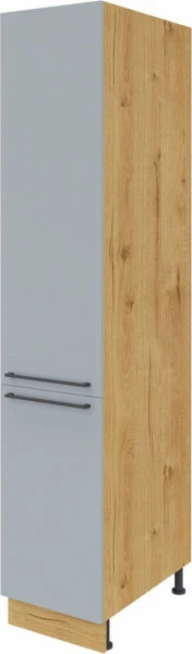 Wysoka wąska zabudowa gospodarcza prawa Monia (szary/dąb Soma ciemny)