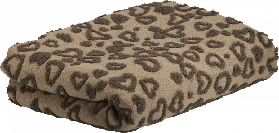 Koc żakardowy 66 (brązowy) 