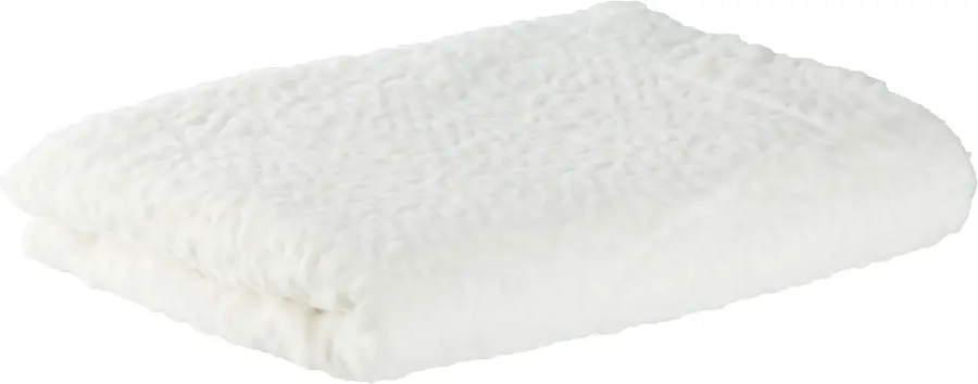 Koc żakardowy Panterka 64 (kremowy)