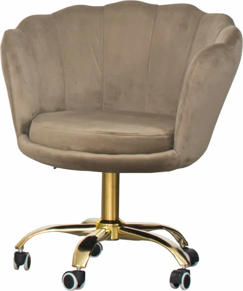 Krzesło biurowe Sieno (brązowy)