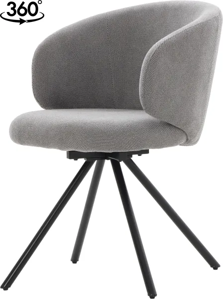 Krzesło obrotowe Fabio 38 (ciemnoszary) 