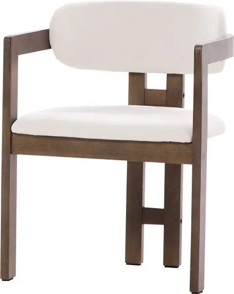 Krzesło drewniane Lummo 40 (beż/orzech)