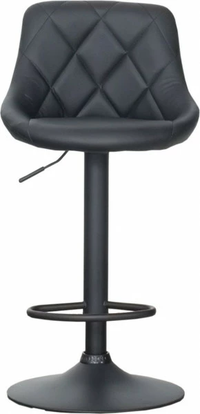 Krzesło-hoker Adelaide 10 (ekoskóra/czarny)