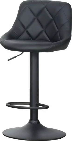 Krzesło-hoker Adelaide 10 (ekoskóra/czarny) 