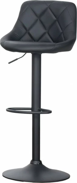 Krzesło-hoker Adelaide 10 (ekoskóra/czarny)