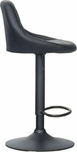 Krzesło-hoker Adelaide 10 (ekoskóra/czarny)