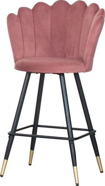 Krzesło-hoker ROJAL (koralowy)