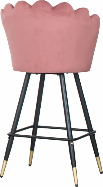 Krzesło-hoker ROJAL (koralowy)