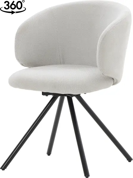 Krzesło obrotowe Fabio 38 (jasny szary)