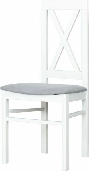 Krzesło KS (biały/diamentowy szary)