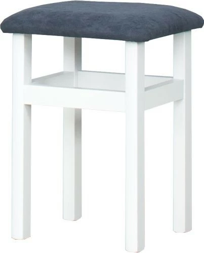 Taboret (biały/diamentowy grafit) 