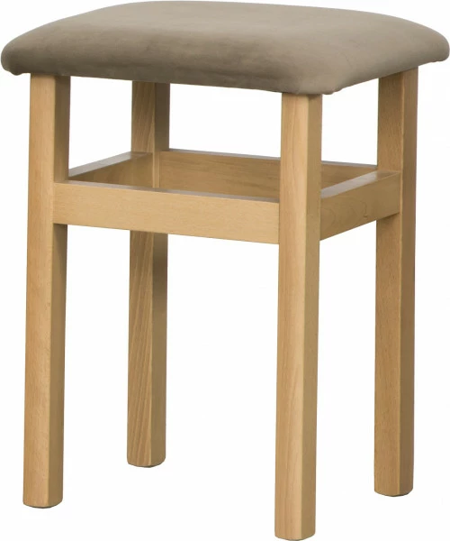 Taboret (dąb Soma ciemny/plusz brąz)