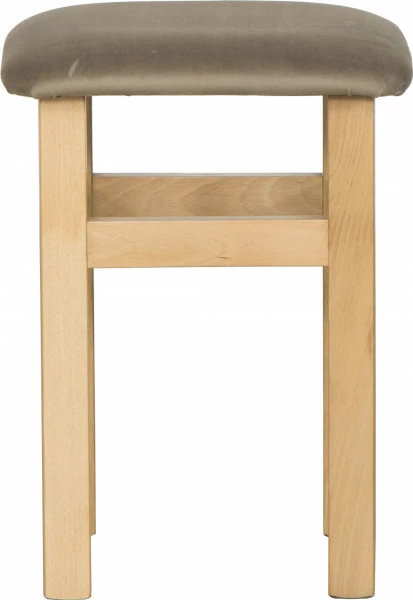 Taboret (dąb Soma ciemny/plusz brąz) 