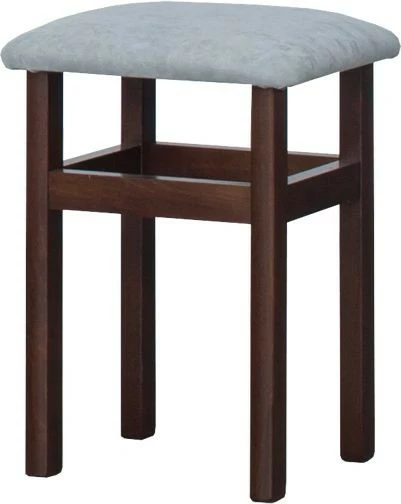 Taboret (orzech/diamentowy szary) 