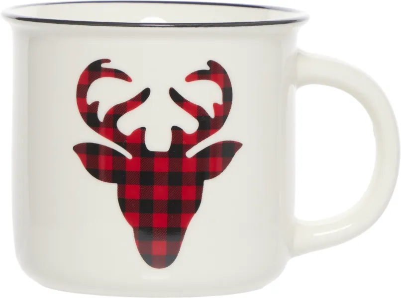 Kubek Christmas 139 (biały/czerwony/czarny) 