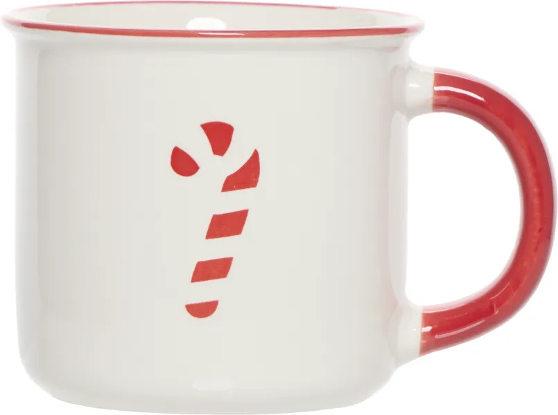 Kubek Christmas 141 (biały/czerwony) 