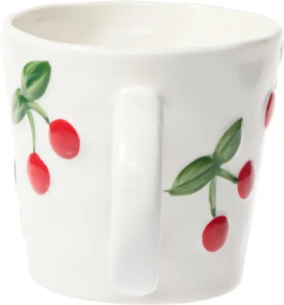 Kubek Cherry 163 (biały w wiśnie)