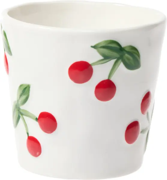 Kubek Cherry 163 (biały w wiśnie)