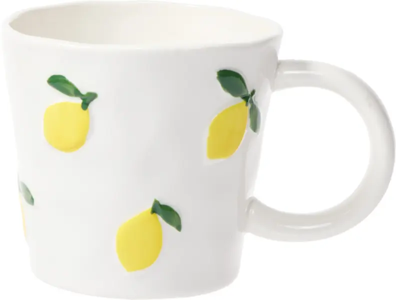 Kubek Lemoni 164 (biały w cytryny)