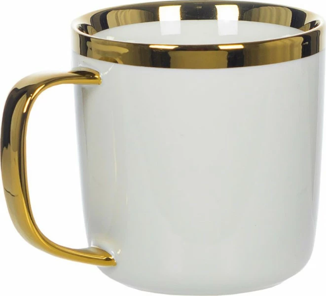 Kubek Sammy (biały/złoty) 