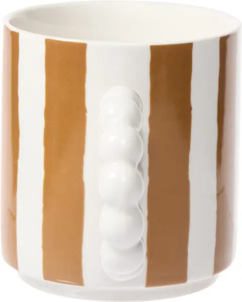 Kubek Rayas 166 (biały/jasnobrązowy)