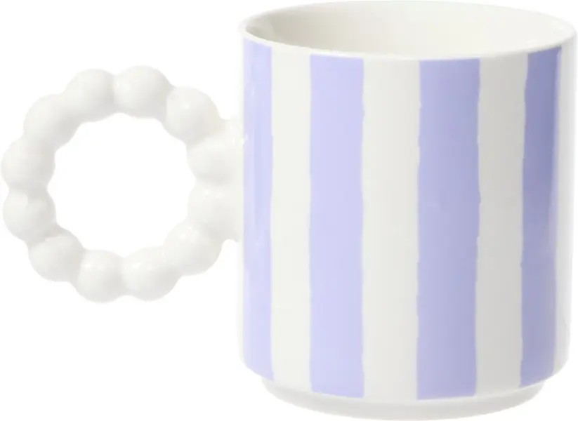 Kubek Rayas 166 (biały/jasnofioletowy)