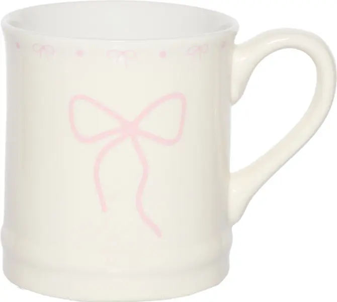 Kubek Bella 165 (kremowy/różowy)