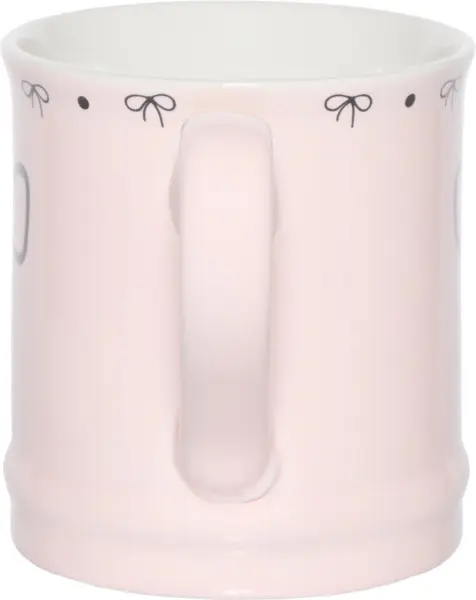 Kubek Bella 165 (różowy/czarny)