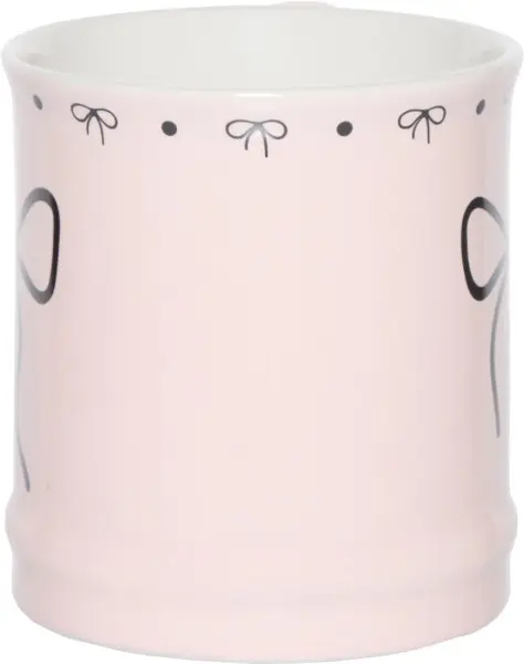 Kubek Bella 165 (różowy/czarny)