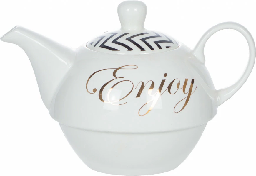 Zestaw (filiżanka+spodek+czajniczek) Cindy