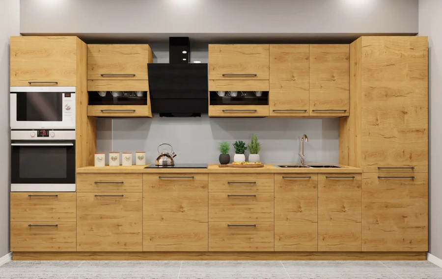 Szafka 60 dolna lewa pod zlew lub płytę grzewczą Bellona (dąb Soma ciemny)