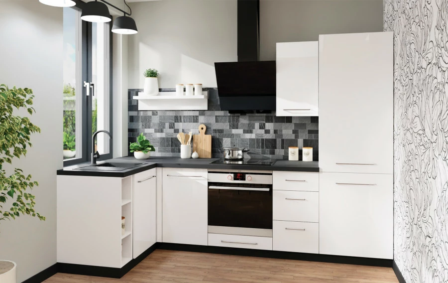 Wysoka zabudowa chłodziarki prawa Loara (biały połysk)