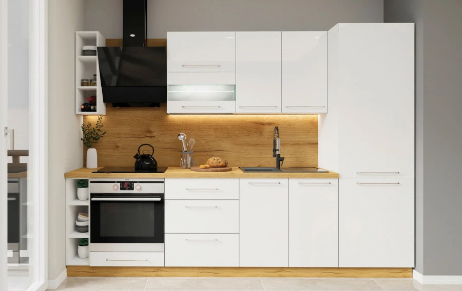 Szafka 60 dolna szufladowa Loara z Easy Box (biały połysk)