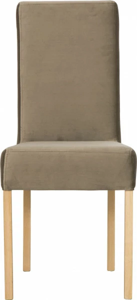 Krzesło KWN (dąb Soma ciemny/plusz brąz)