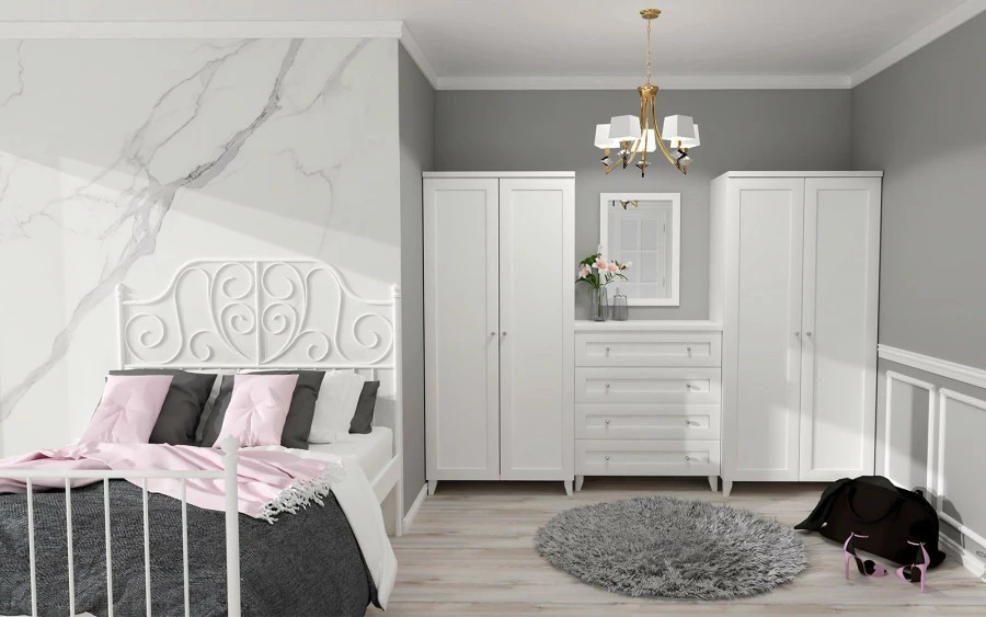 Materac bonellowy 160x200 biały