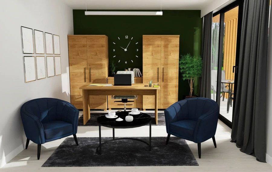 Zasłona Kosino 3 (czarny welwet/cyrkonie)