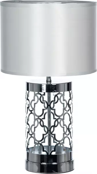 Lampka nocna Silvero 9 (srebrny/biały)