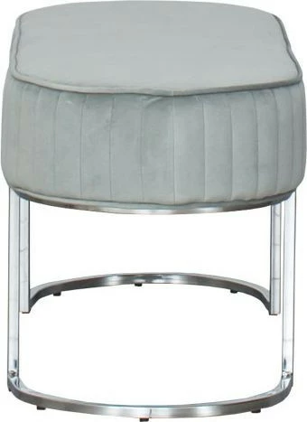 Ławka Ravia 1 (welur szary) 