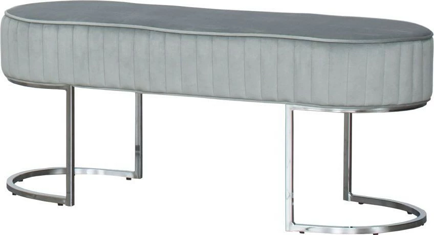 Ławka Ravia 1 (welur szary)