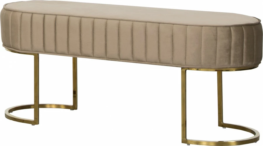 Ławka Ravia 1 (welur brąz)