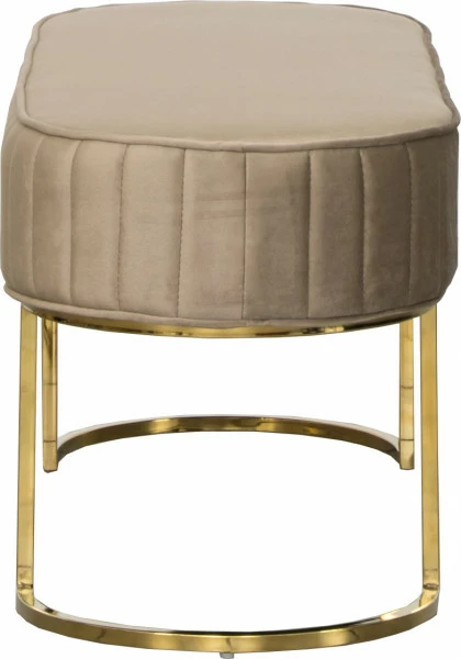 Ławka Ravia 1 (welur brąz) 