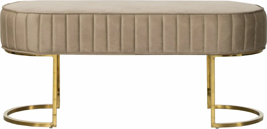 Ławka Ravia 1 (welur brąz) 