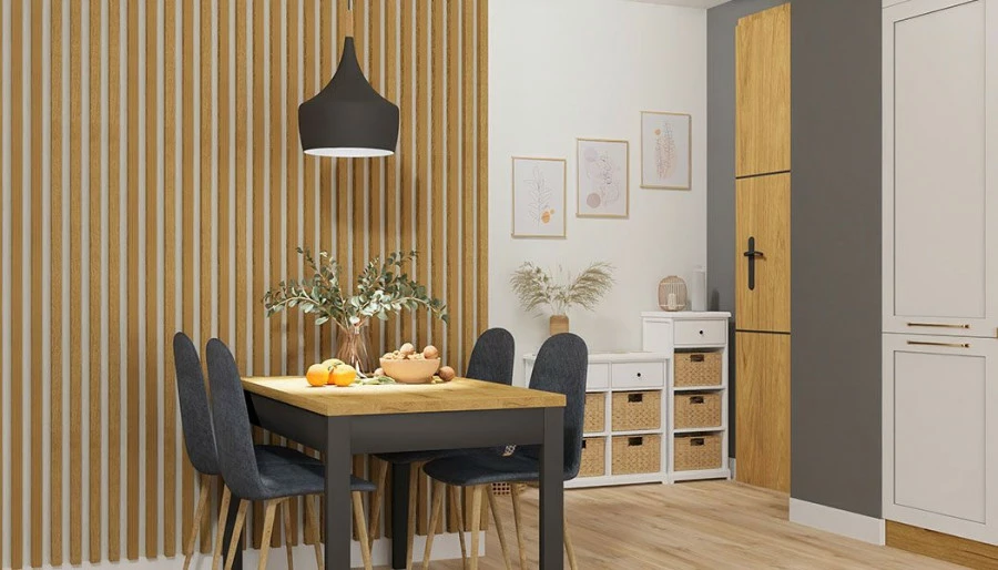 Lamel ścienny dekoracyjny (dąb Soma ciemny)