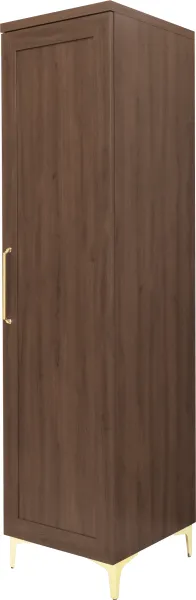 Półszafa uniwersalna z półkami i drążkiem Majorka (orzech Foresta)