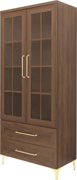 Witryna 2-drzw. i 2-szufl. Majorka (orzech Foresta)