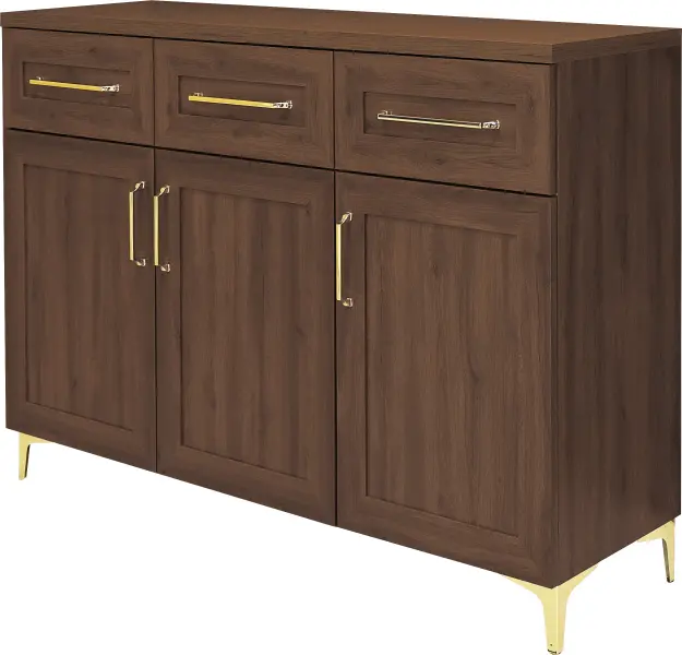 Komoda z 3 drzwi. z 3 szuflad. Majorka (orzech Foresta)