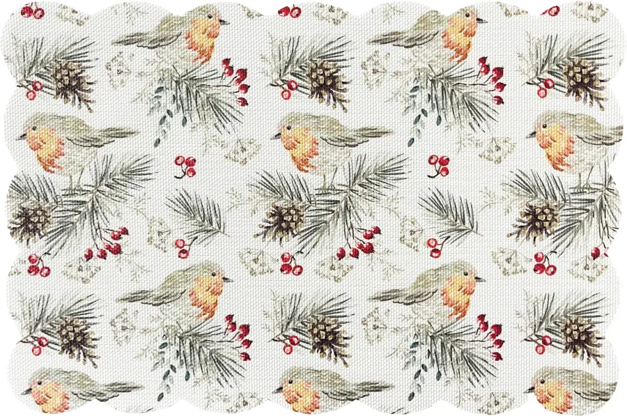 Mata stołowa świąteczna 51 (beż)